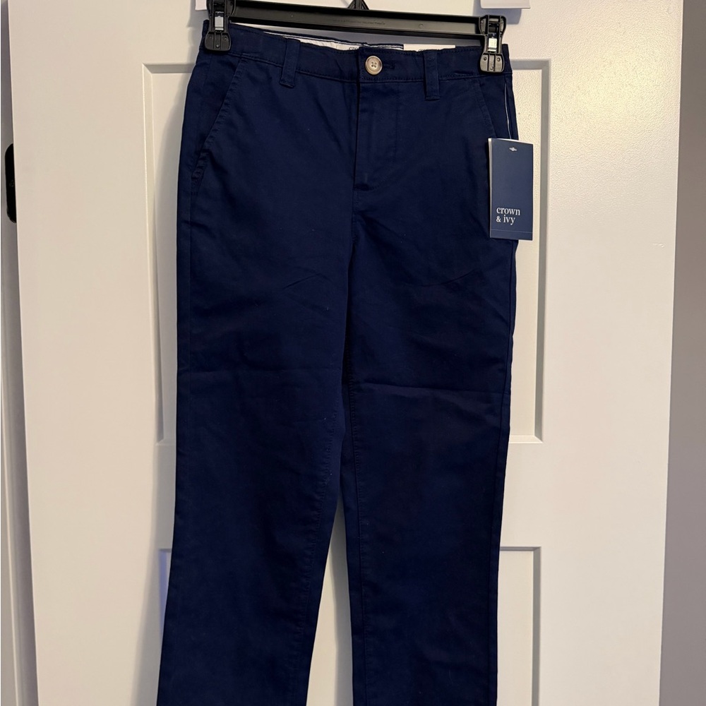Crown & Ivy Kid’s Deep Blue Chinos